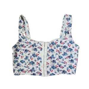 Mudd Corset Style Crop Top